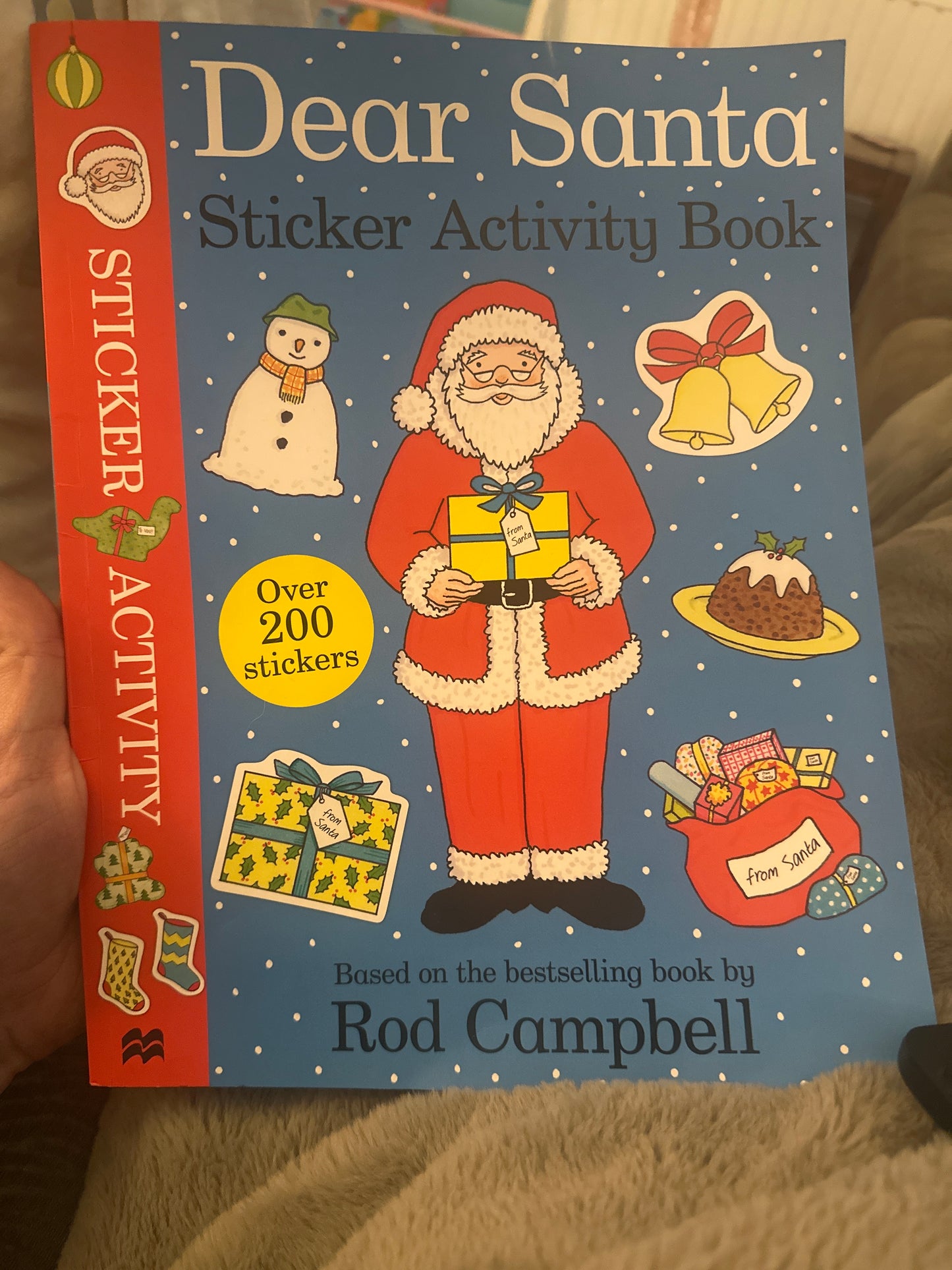 Dear Santa sticker activity book